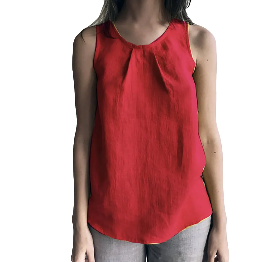 Женская одежда 2019 хлопковая майка без рукавов короткая футболка женская блузка