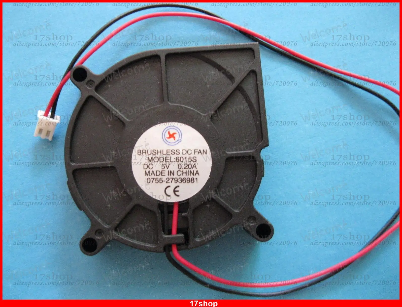 1 шт. бесщеточный вентилятор постоянный ток 5 В 6015S 60x60x15 мм 2pin|blower|fan blower |