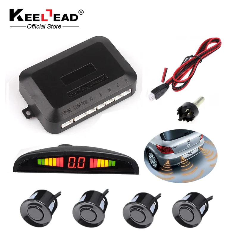 Бесплатная доставка автомобильный комплект светодиодных датчиков парковки