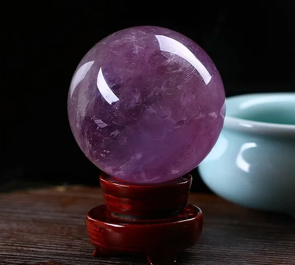 Бразилия натуральный Уругвайский светильник фиолетовый Кристальный шар дома