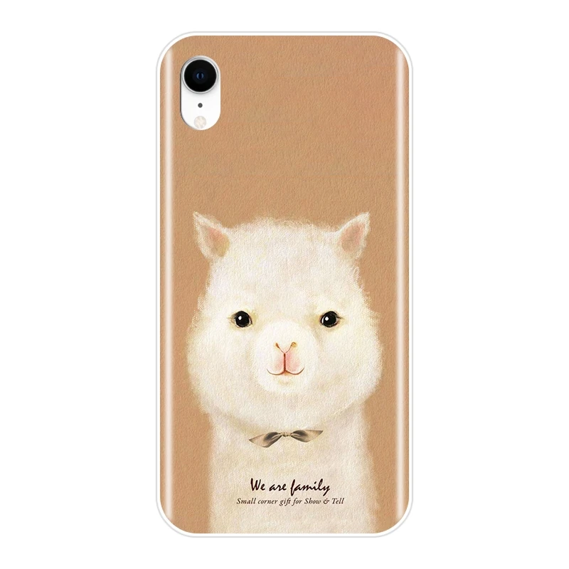 Задняя крышка для Apple iPhone 6 S 6 S 7 8 X XR XS Max силиконовый мягкий розовый Поросенок Кот медведь чехол для телефона с кроликом для iPhone 6 S 6 S 7 8 Plus