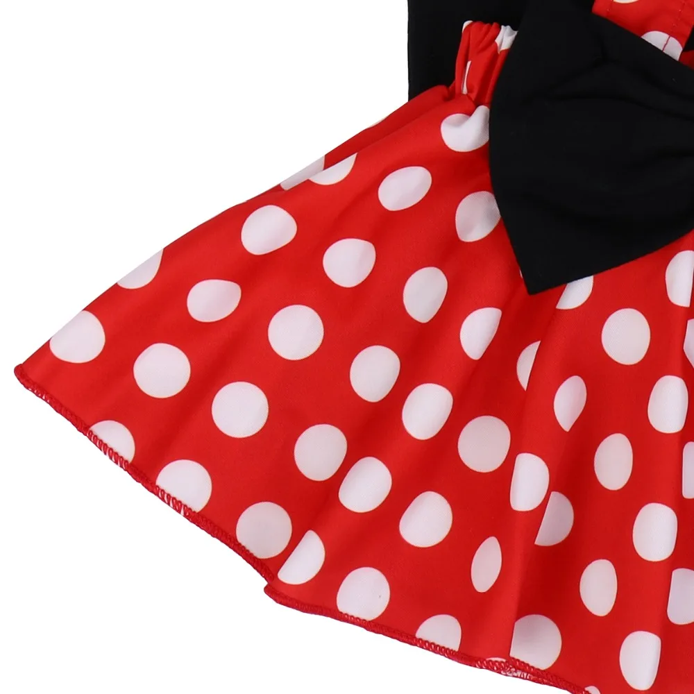 Girl Baby Birthday Clothes Cake Smash Outfit Polka Dot Outfit Cute Minnie Fancy Dress up Baby Girls Clothes Set Photography Prop