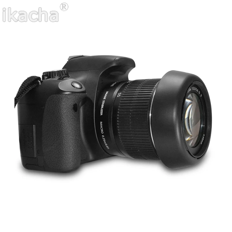 Фотокамера EW 60C EW60C бленда объектива для Canon 550D 600D 650D 500D 18 55 мм/28 90 80 мм|ew 60c|lens hood for