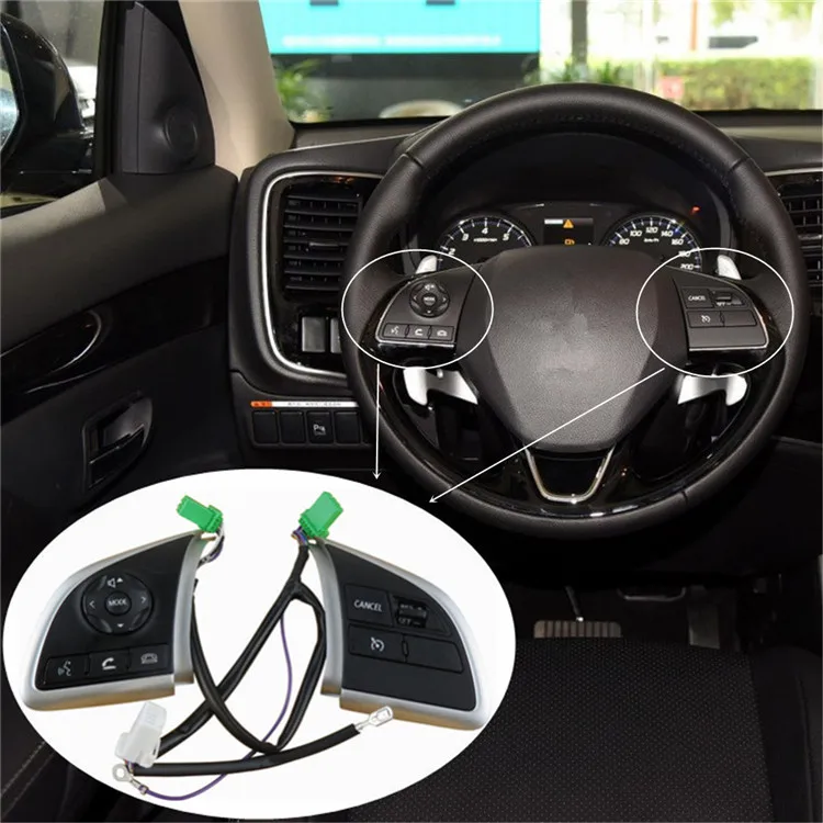 Для Mitsubishi Outlander 2013 Mirage аудио радио управление круиз контроль переключатель рулевого колеса кнопка переключения
