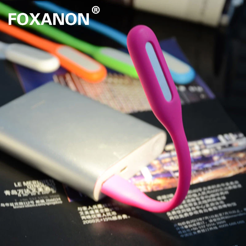 Мини светильник Foxanon USB ультра яркий гибкий светодиодный 5 Вт с для портативного