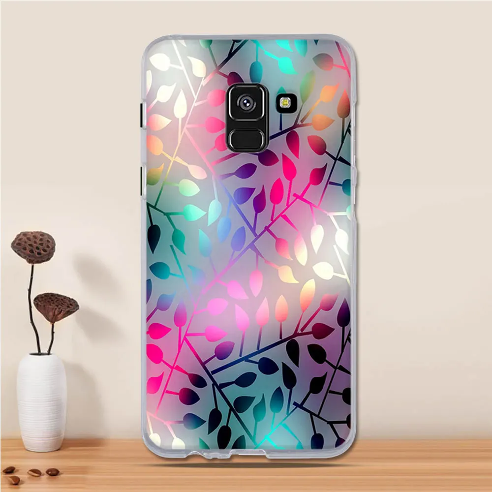 Чехол для Samsung Galaxy A8 2018 силиконовый чехол черный чехол-накладка A530F телефона |