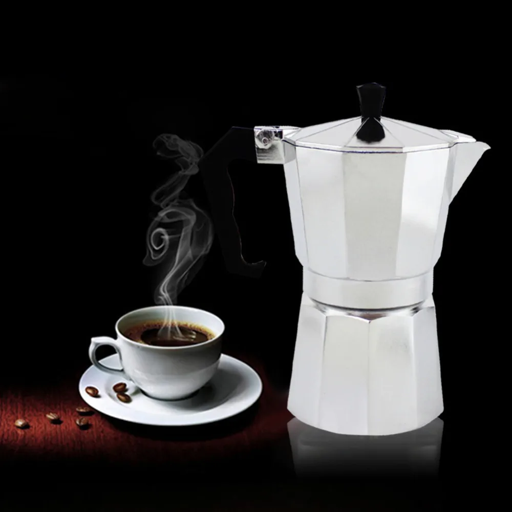 Портативная электрическая Кофеварка из нержавеющей стали для приготовления