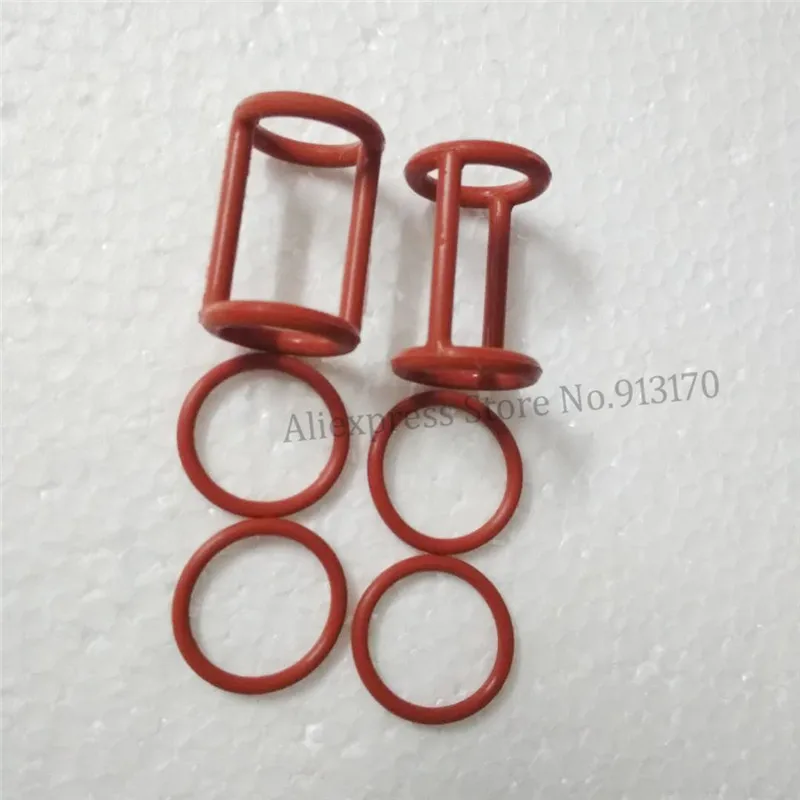 Уплотнительное кольцо Красного цвета для стержня клапана 2 шт. кольца в форме
