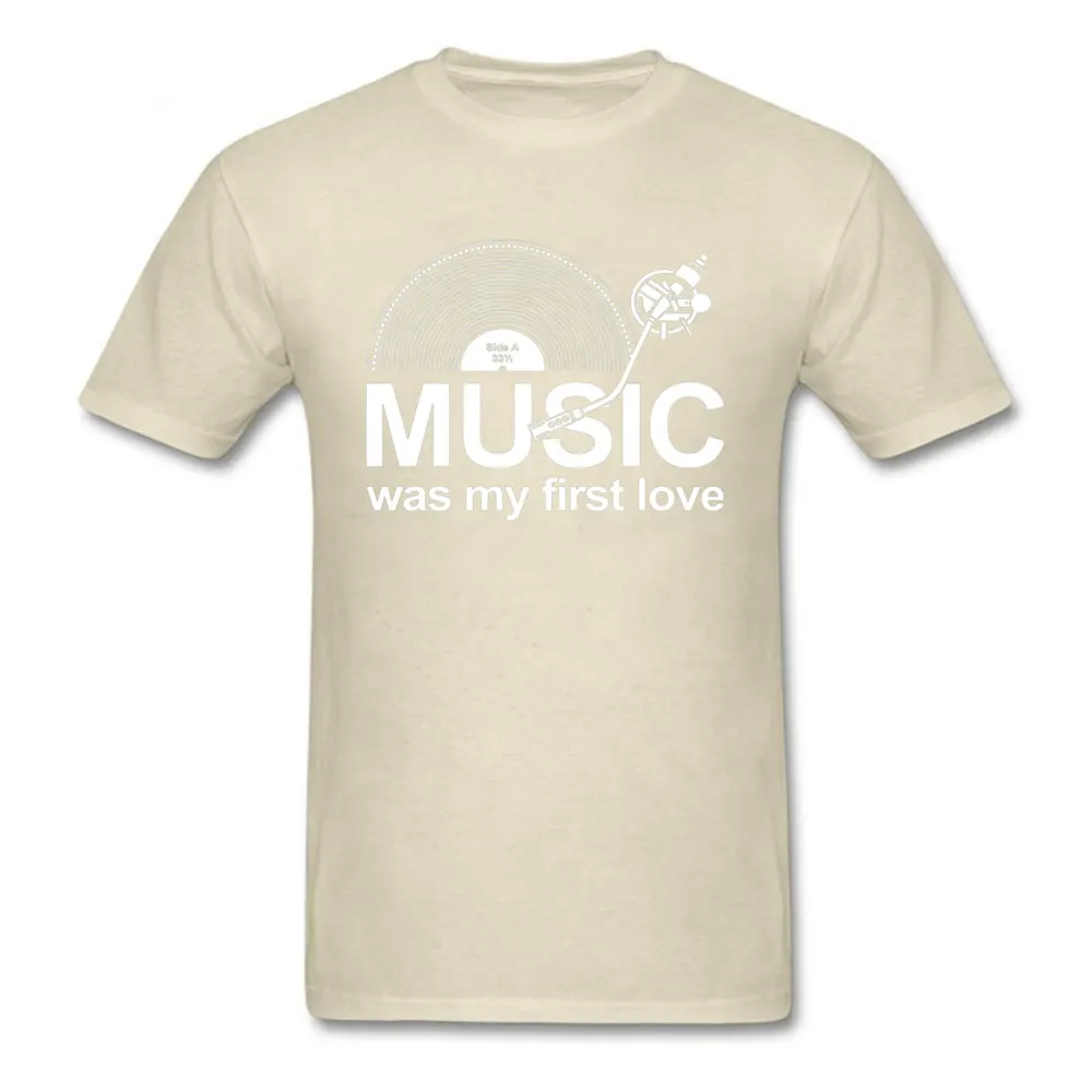 Мужская футболка с надписью Music Was My First Love забавная на заказ новинка 2019 топ