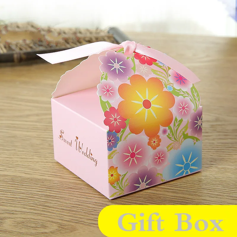 

25 шт. Креативные Свадебные принадлежности коробки для конфет квадратная Свадебная коробка для конфет упаковка сувенир подарок для личност...