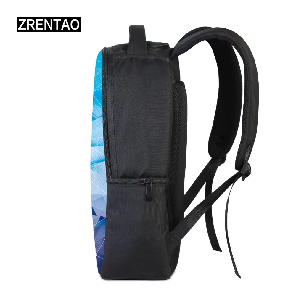 ZRENTAO school backpack teen boys girls high quality oxford mochilas 3D vilion print book laptop bags for travelling | Багаж и сумки