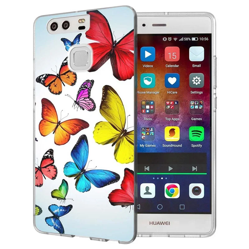 Для Huawei P9lite/P8 Lite 2016 2017 Y5 II 2 Y5ii / Y6 Compact Honor 5A LYO-L21 Мягкий ТПУ силиконовый прозрачный