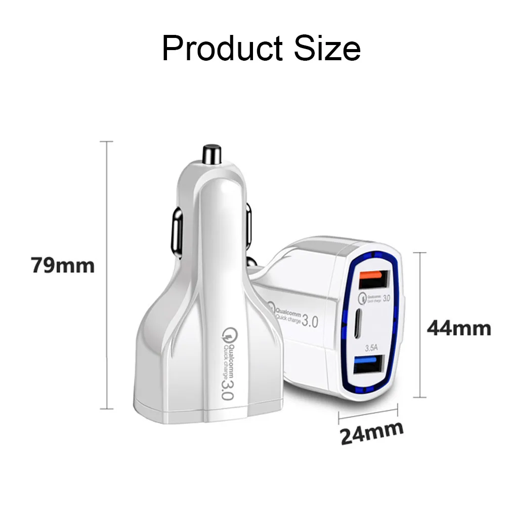 QC3.0 Dual USB быстрая зарядка мобильный телефон зарядное устройство 5 В 7A подходит для