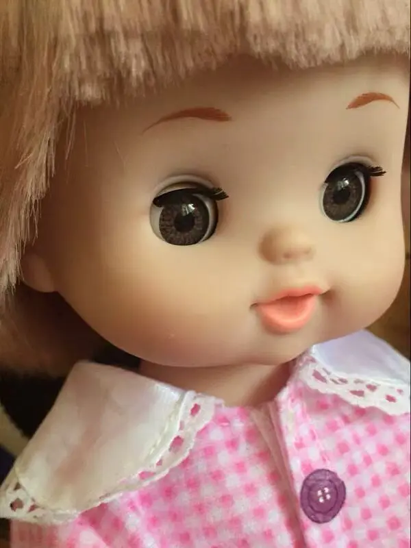 Для полных девочек милые куклы для новорожденного мягкие Mellchan мигание большие