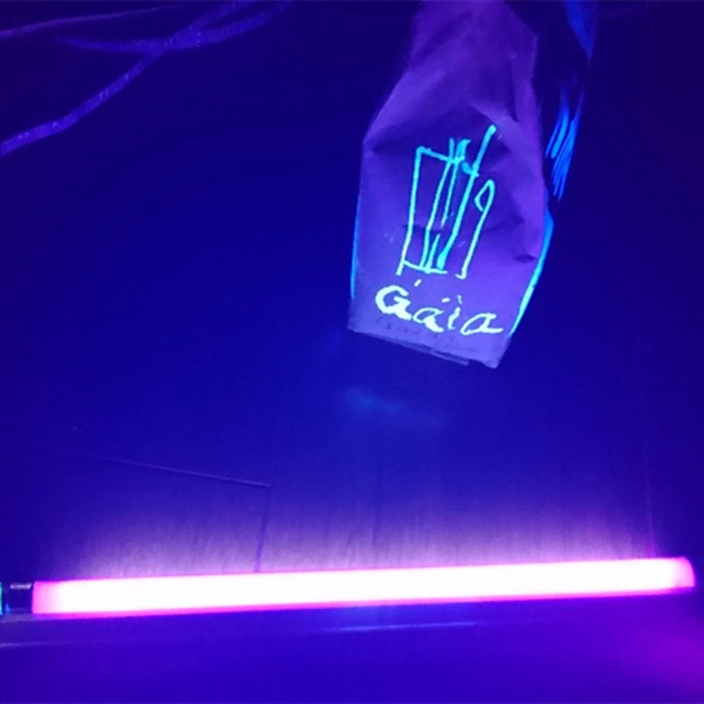 6 Американский DJ черный-BLB УФ-черный Pro Blacklight Dorm вечерние светильники 4W с креплением шнур