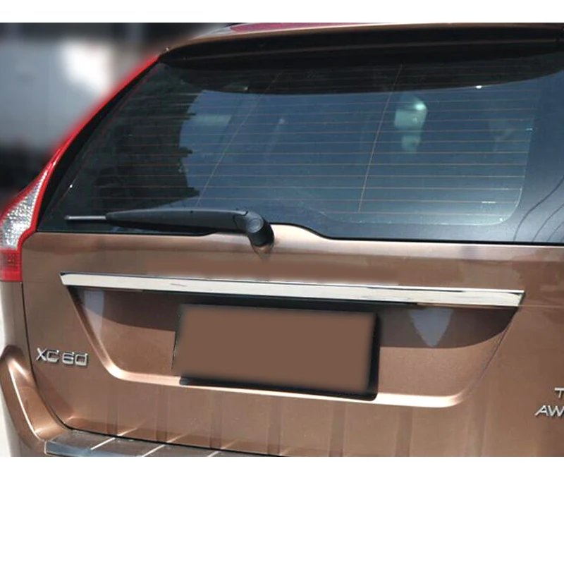 AX для VOLVO XC60 2009 2014 литьевая дверь багажника Ручка полоса акцент гарнир стиль хром