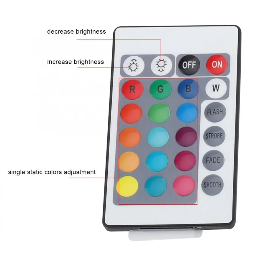 RGB подводный свет 4 шт./компл. светодиодные огни водонепроницаемый пульт