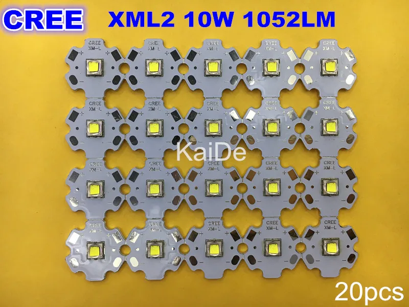 5 шт. оригинальный CREE XML2 светодиодный T6U2 10 Вт высокомощная вспышка