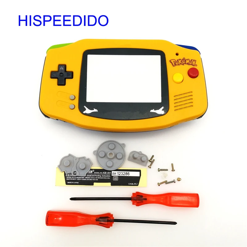 Замена HISPEEDIDO для Nintendo Game Boy Advance GBA корпус корпуса оболочки кнопки
