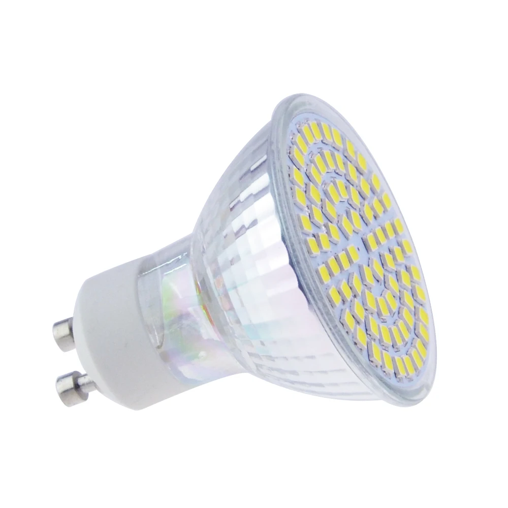 Foxanon GU10 LED лампа 220 В 4 Вт 6 8 прожектор лампы высокой яркости света 2835 SMD 36 72