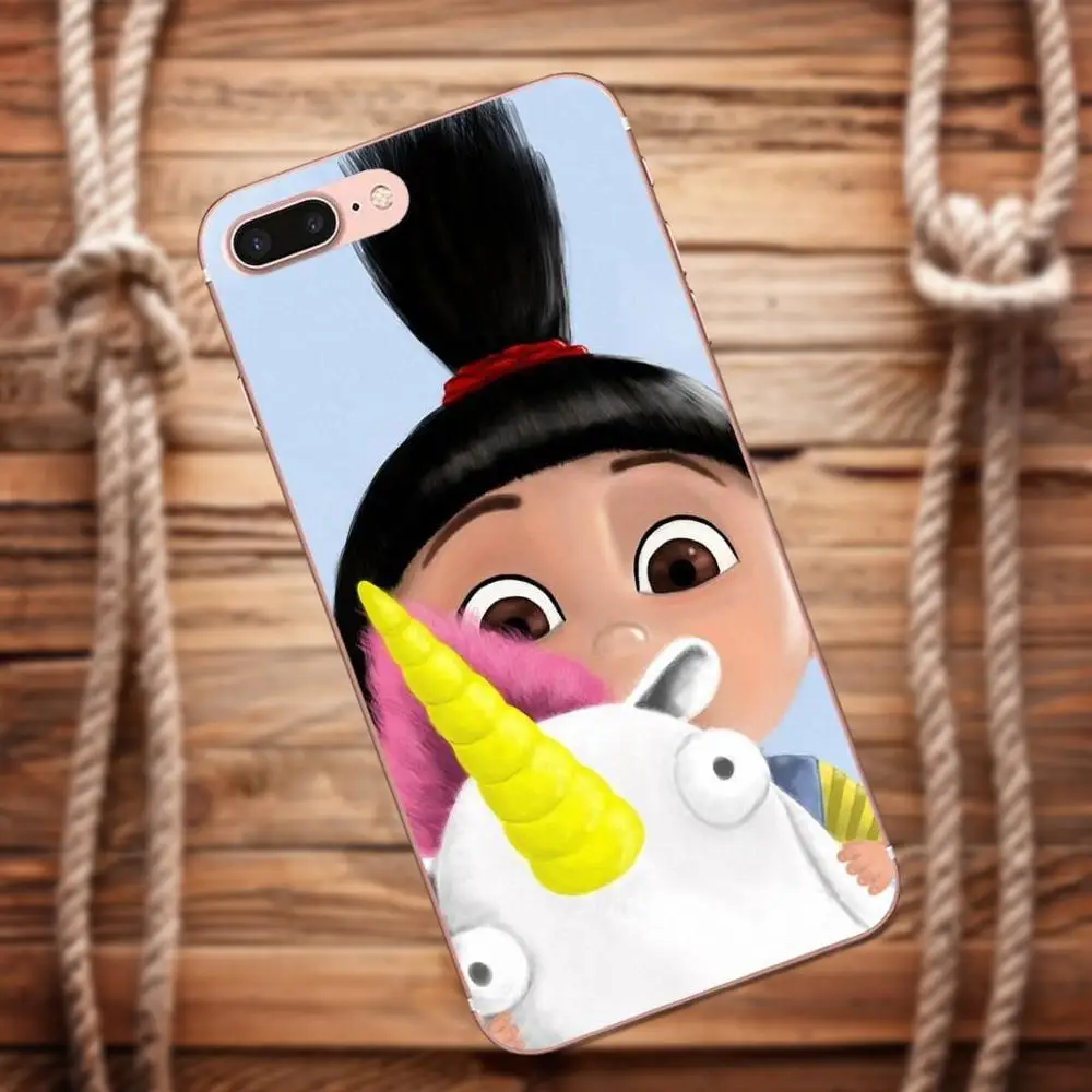 Vvcqod из мультфильма Гадкий я Единорог Агнес ТПУ коробки звонока для Samsung Galaxy A3 A5 A7 J1