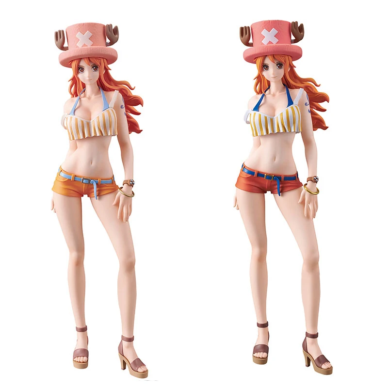 

Original figure ONE PIECE Sweet Style Pirates NAMI chopper hat A & B color PVC Action figures Sexry girl Model collection toy