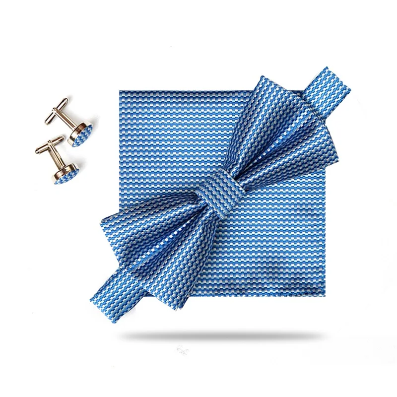 Мужской галстук бабочка HOOYI свадебные подарочные запонки с бантиком наборы