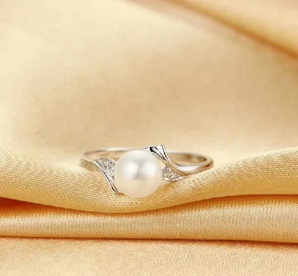 AAA не вызывает аллергии натуральное пресноводное Ювелирное кольцо с имитацией