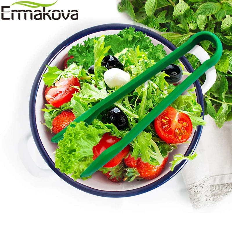 Пластиковые кухонные щипцы ERMAKOVA 3 шт. многофункциональный пищевой зажим подающий