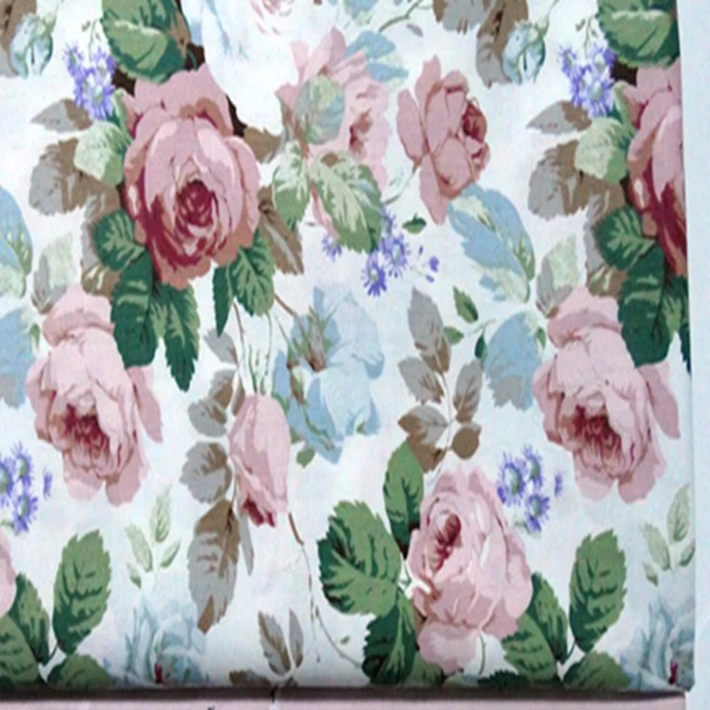 50x160 см абсолютно новая Большая Цветущая Роза с принтом хлопковая ткань