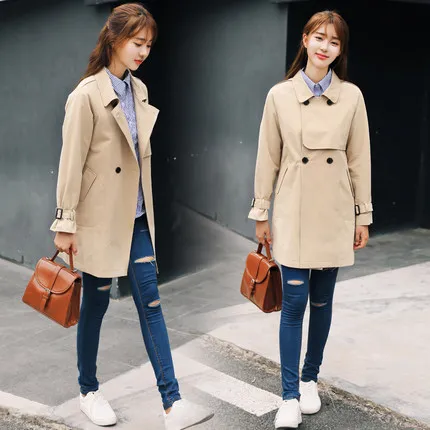 Женская Повседневная ветровка осень-весна 2019 |