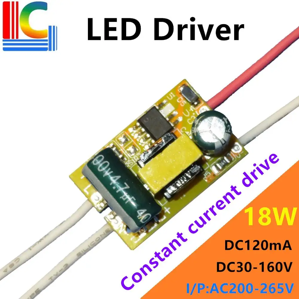BP2866A 9 Вт, 12 Вт, 15 Вт, 18 Вт, led трубка привод 120mA DC 30 V-160 V Питание AC180-265V трансформатор для T5 T8 светодиодный трубки DIY светодиодный лампы