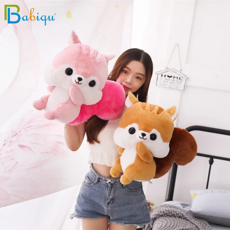 

1pc 33/42cm Baby Infant Animal Plush Toy Cute Squirrel Toys for Children Lovely Doll Kids Toy Decorations Birthday Gift For Girl