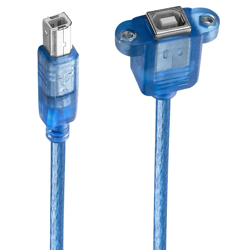 Удлинительный кабель Bochara USB 2 0 типа B штекер-Тип гнездо для принтера с реальным