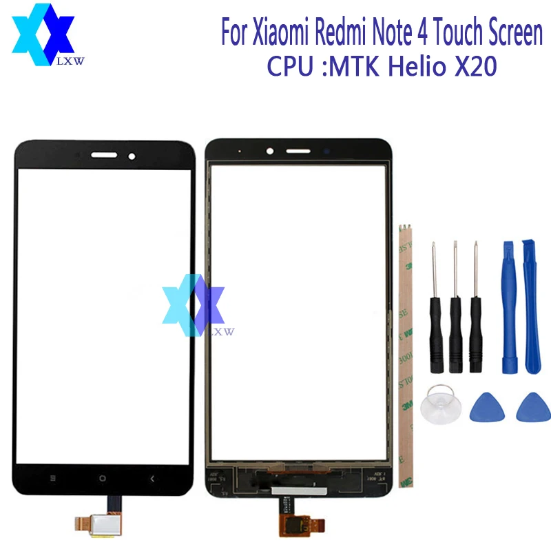 Для Xiaomi Redmi Note 4/Примечание 4X Сенсорный экран 5 дюймов датчик кодирующего