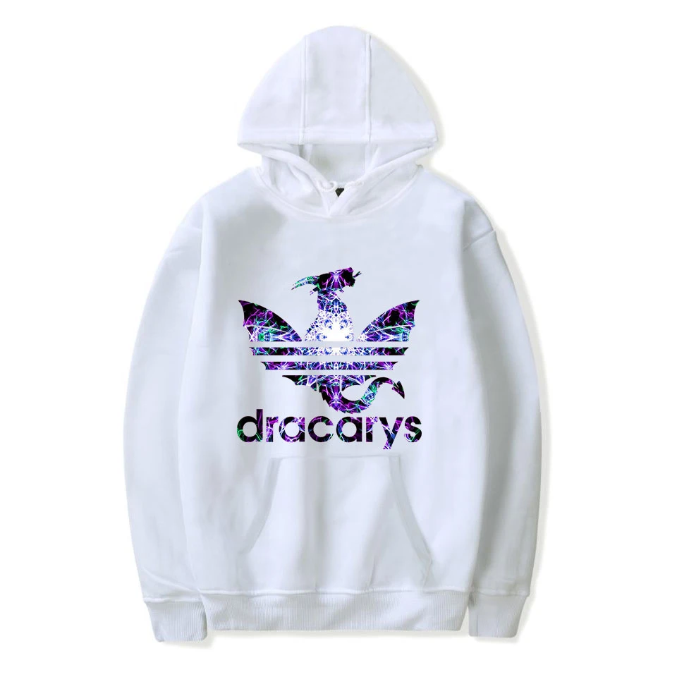 Dracarys толстовки и кофты с принтом аниме-Толстовка Осень г. Игра престолов Кофты для мужчин/wo мужчин негабаритных японский пальто