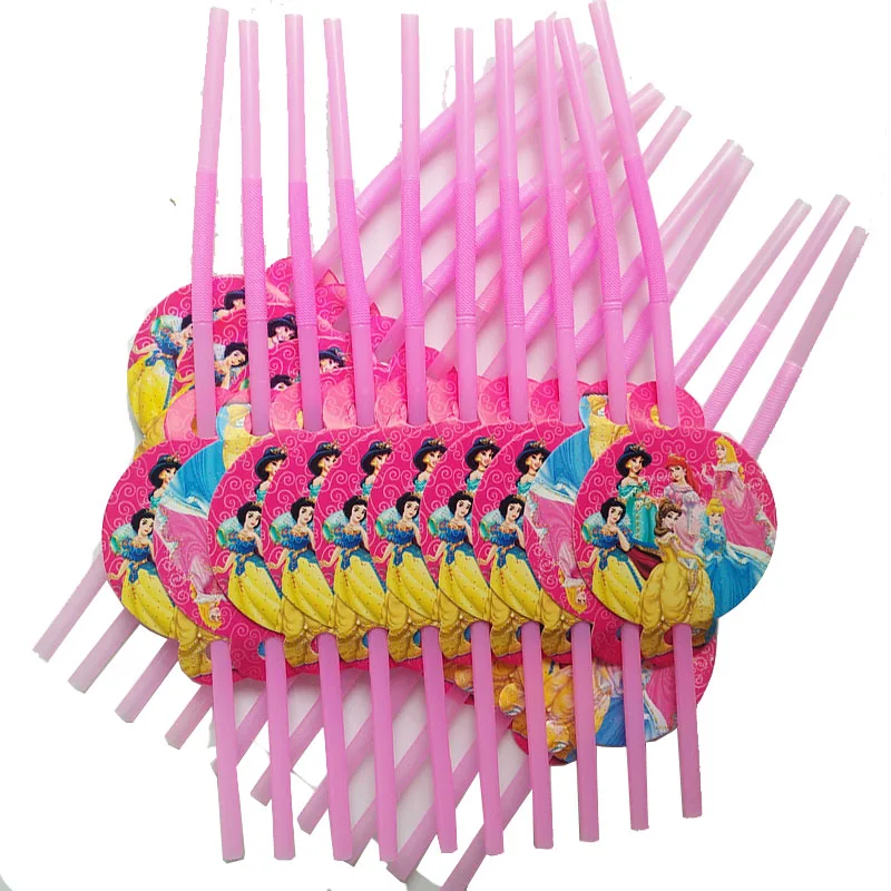 10pcs/20pcs The Cars McQueen Cartoon Disposable Straws for Kids birthday wedding Children's day party suppliers | Дом и сад