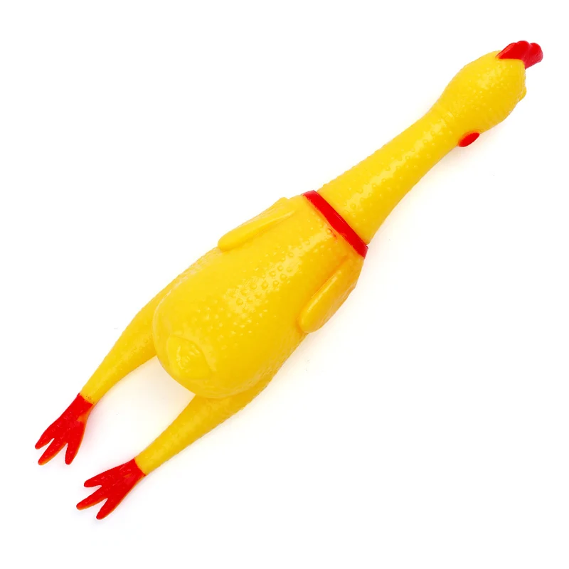 petcircle funny Dog Toys Rooster Crows Attract Puppy and Cat Pet Squeak Screaming Rubber Chicken size S-L freeshipping | Дом и сад - Фото №1