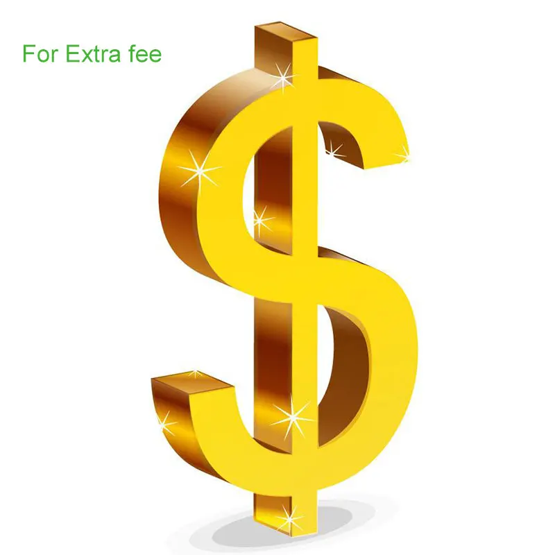 Extra Fee -- No refund |
