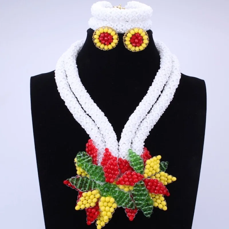 Ювелирный Комплект из бисера и в африканском стиле|african beads jewelry set|fashion necklace setnecklace