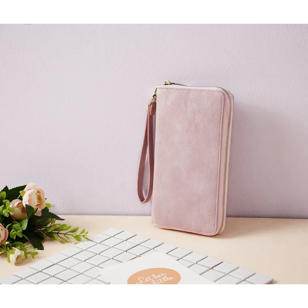Women Wallets Fashion Leather Wallet Leisure Luxury Brand Clutch Ladies Bag Long Purses Card Holder Organizer Billeteras Mujer