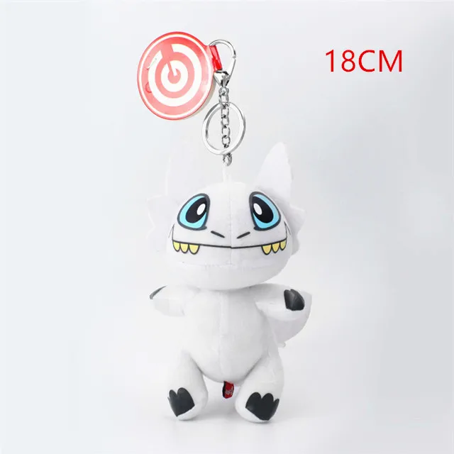 doll 18cm 13-35 см Новинка Как приручить дракона 3 Плюшевые игрушки скрытый мир Беззубик светильник Fury& Night Fury Мягкая кукла подарок для детей - Цвет: doll 18cm