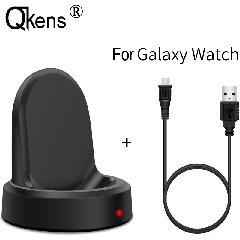 

High Quality Wireless Charging Dock Charger Cradle Stand Holder + USB Cable for Samsung Galaxy Watch 46mm / 42mm Smart Watch