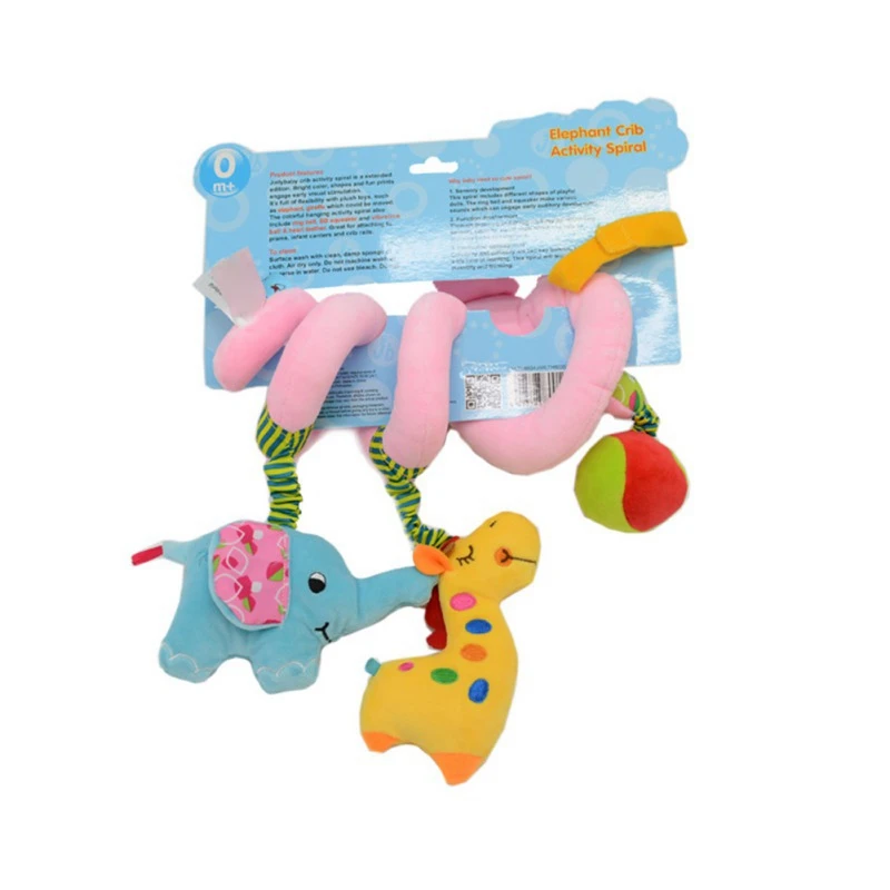 Детская подвесная игрушка кольцо животное погремушка Колыбель для детской