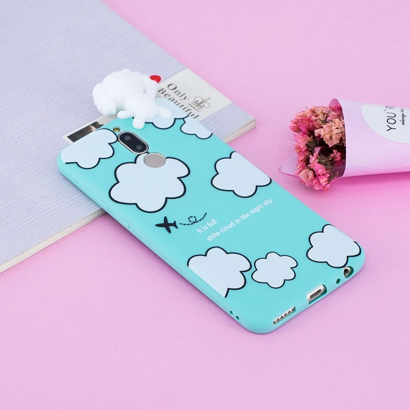 Чехол для Huawei Mate 10 Lite мягкий силиконовый чехол с 3D рисунком кота панды Mate10 Lite/Maimang 6