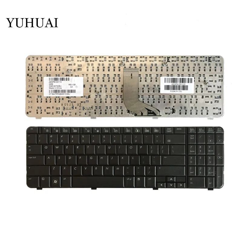 

US Black New English keyboard FOR HP CQ61-205TU CQ61-207TX CQ61-208TX CQ61-222TX Laptop Keyboard