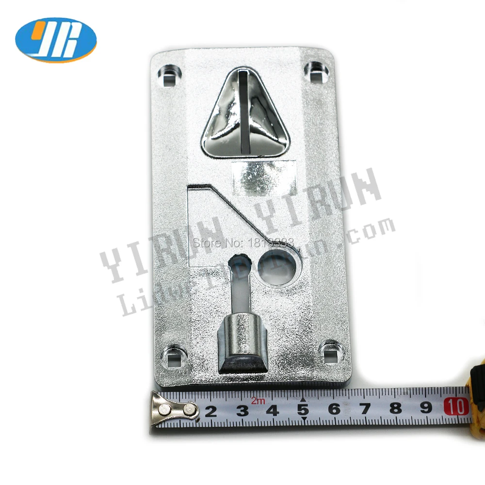 10pcs Coin acceptor Front panel Chrome-plated silver coin select parts arcade game ccessories | Спорт и развлечения