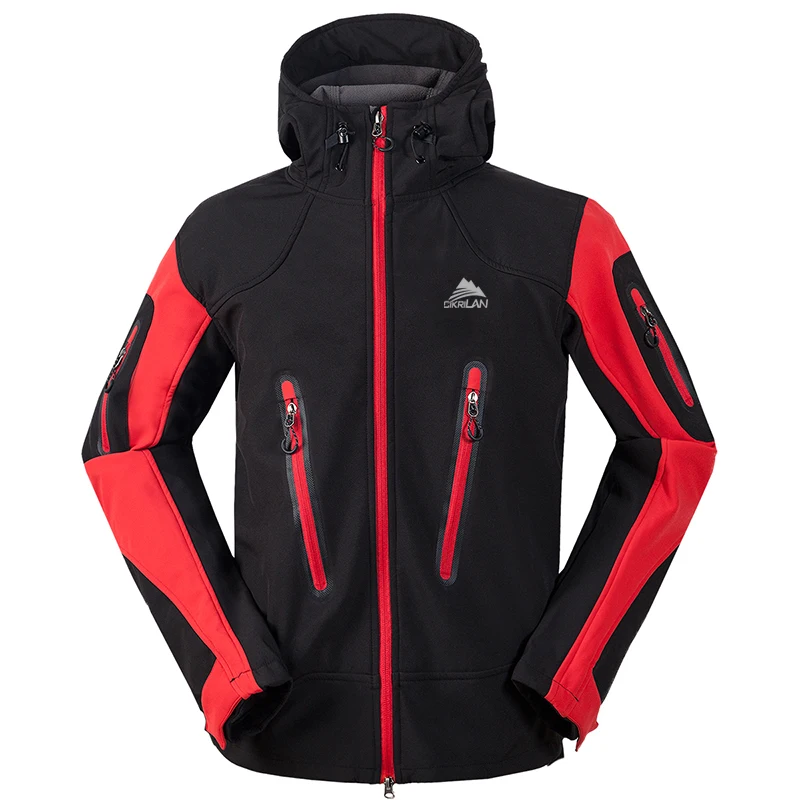 Модные Повседневное softshell Курточка бомбер Для мужчин на открытом воздухе Куртки