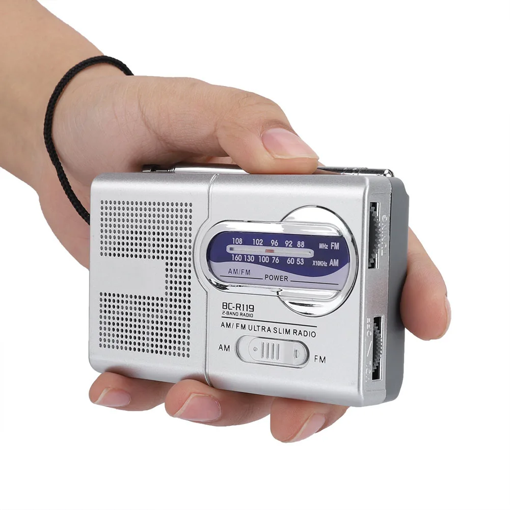 Многофункциональное радио SOONHUA мини карманное AM/FM BC-R119 две полосы с