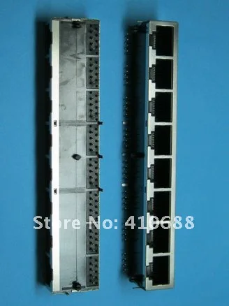 Модульный сетевой разъем PCB Jack 59 8 P LAN 20 шт. портов 8P8C RJ45 экранированный |